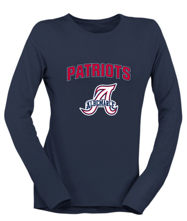Albemarle Patriots Mascot #6 Women's Premium LS T-Shirt