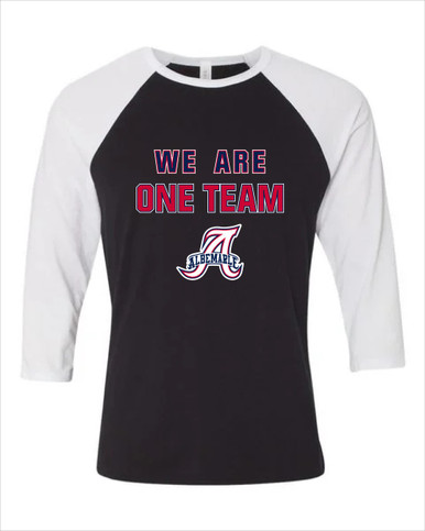 Albemarle Patriots We Are One Team Men's Baseball T-Shirt
