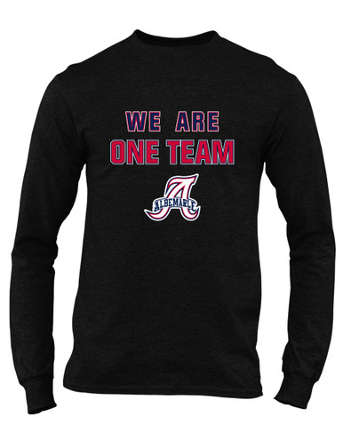 Albemarle Patriots We Are One Team Men's LS T-Shirt