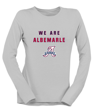 Albemarle Patriots We Are Women's LS T-Shirt