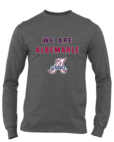 Albemarle Patriots We Are Men's LS T-Shirt