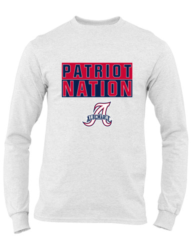 Albemarle Patriots Nation #1 Men's LS T-Shirt