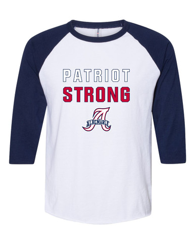 Albemarle Patriots Strong #2 Men's Baseball T-Shirt