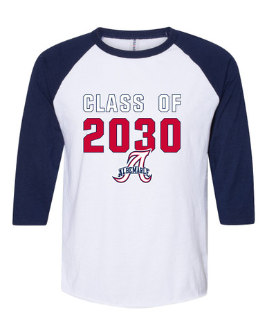 Albemarle Patriots Class of 2030 Men's Baseball T-Shirt