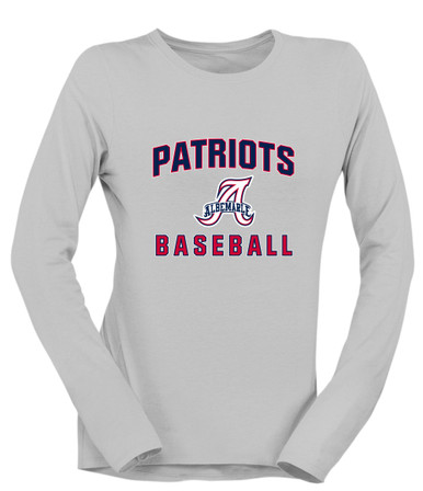 Albemarle Patriots Baseball #1 Women's LS T-Shirt