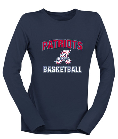 Albemarle Patriots Basketball #1 Women's LS T-Shirt