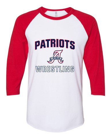 Albemarle Patriots Wrestling Women's Baseball T-Shirt