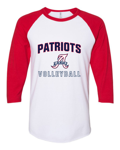 Albemarle Patriots Volleyball Women's Baseball T-Shirt