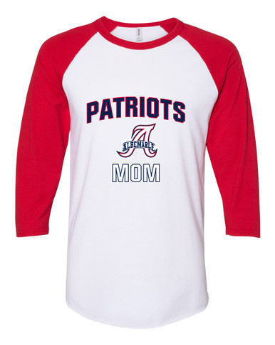 Albemarle Patriots Mom Women's Baseball T-Shirt