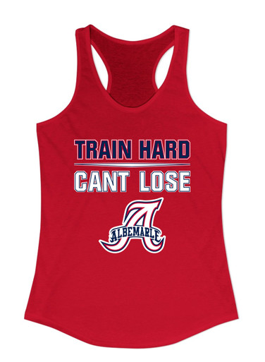 Albemarle Patriots Train Hard, Can't Lose Women's Tank Top