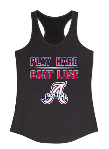 Albemarle Patriots Play Hard, Can't Lose Women's Tank Top