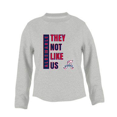 Albemarle Patriots They Not Like Us #1 Women's Sweatshirt