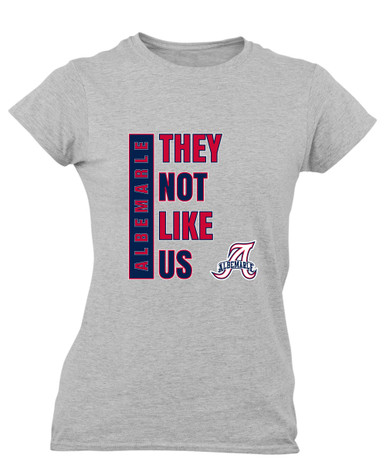 Albemarle Patriots They Not Like Us #1 Women's Premium SS T-Shirt