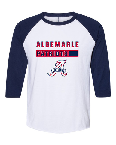 Albemarle Patriots Mascot #7 Women's Baseball T-Shirt