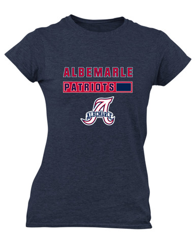 Albemarle Patriots Mascot #7 Women's Premium SS T-Shirt