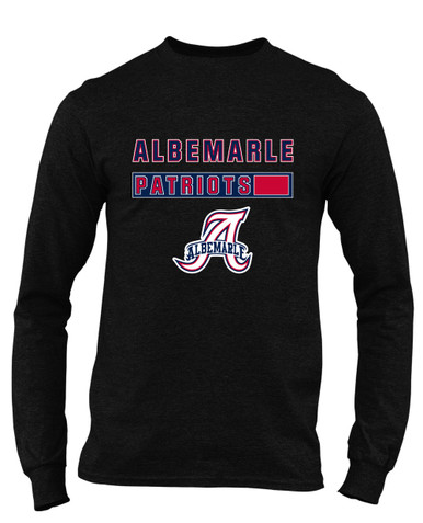 Albemarle Patriots Mascot #7 Men's LS T-Shirt
