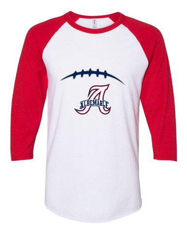 Albemarle Patriots Football #2 Women's Baseball T-Shirt
