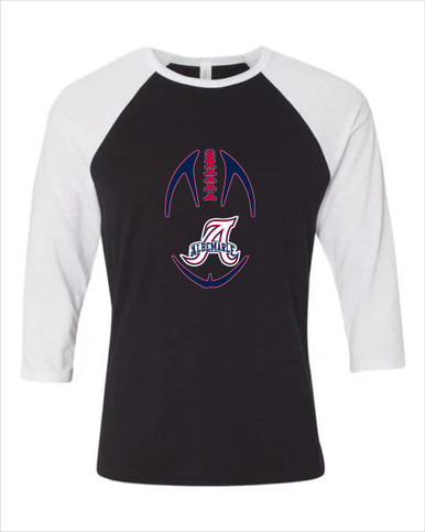 Albemarle Patriots Football #4 Women's Baseball T-Shirt
