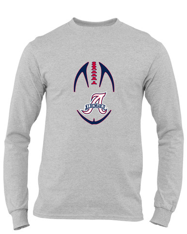 Albemarle Patriots Football #4 Men's LS T-Shirt