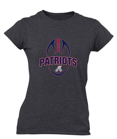 Albemarle Patriots Football #5 Women's Premium SS T-Shirt