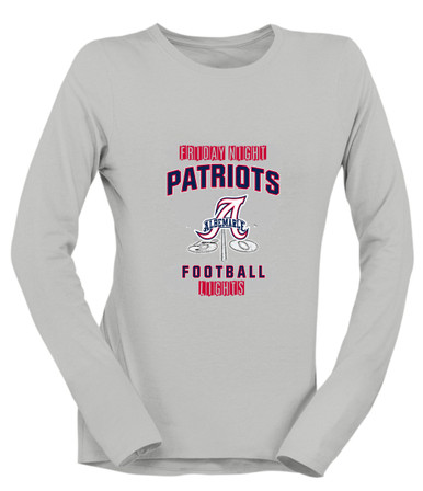 Albemarle Patriots Football #6 Women's Premium LS T-Shirt