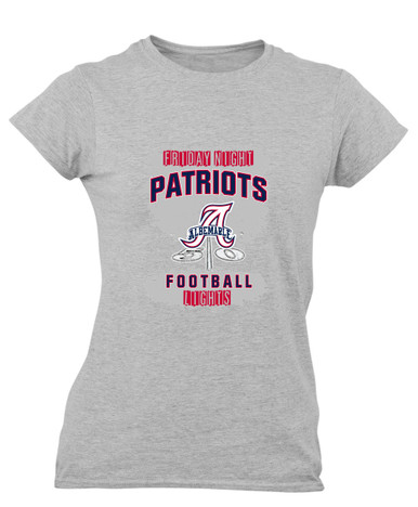 Albemarle Patriots Football #6 Women's Premium SS T-Shirt