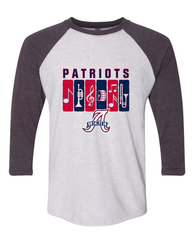 Albemarle Patriots Band # 2 Women's Baseball T-Shirt