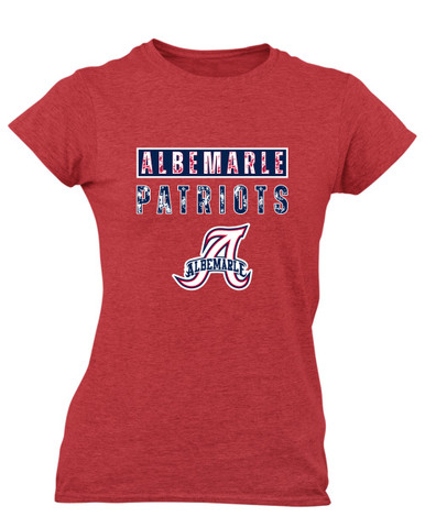 Albemarle Patriots Mascot #9 Women's SS T-Shirt