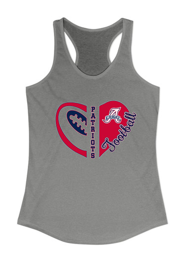 Albemarle Patriots Heart Football Women's Tank Top