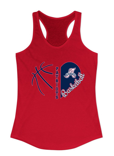 Albemarle Patriots Heart Basketball Women's Tank Top