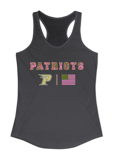 Pinecrest Patriots Pink Camo Flag Women's Tank Top