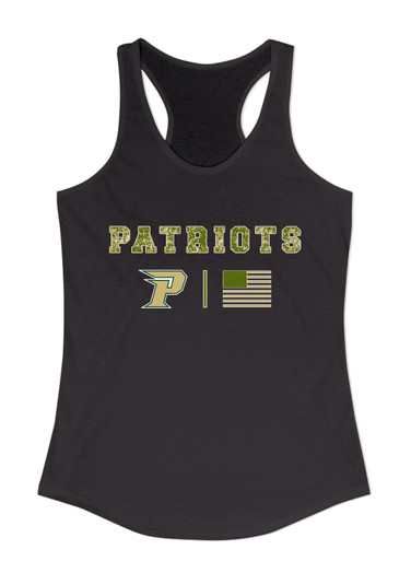 Pinecrest Patriots Camo Flag Women's Tank Top