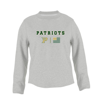 Pinecrest Patriots Team Colors Flag Women's Sweatshirt