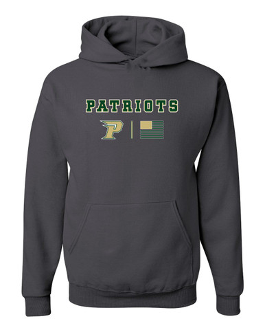 Pinecrest Patriots Team Colors Flag Men's Premium Hoodie