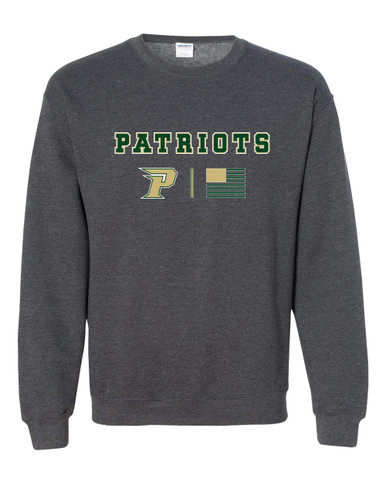 Pinecrest Patriots Team Colors Flag Men's Sweatshirt