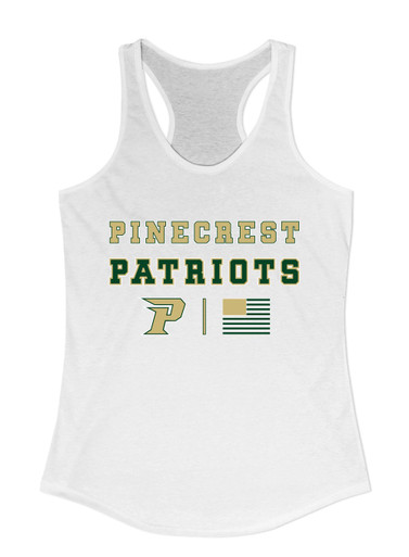 Pinecrest Patriots Spirit Flag Women's Tank Top