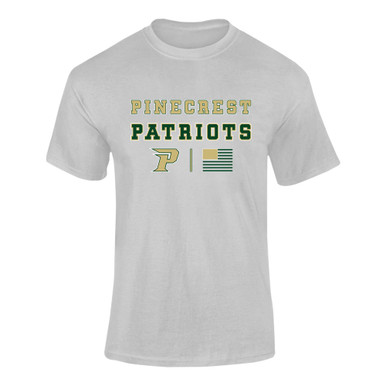 Pinecrest Patriots Spirit Flag Men's SS T-Shirt