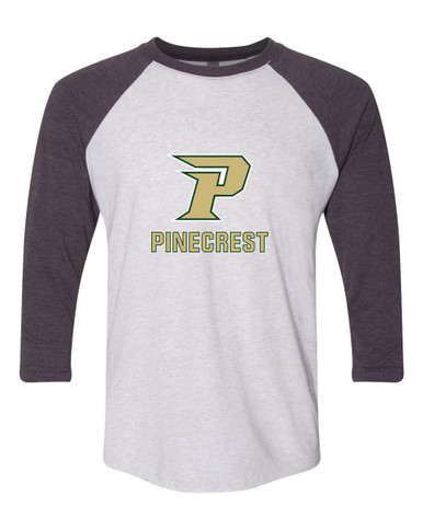 Pinecrest Patriots Mascot #2 Women's Baseball T-Shirt