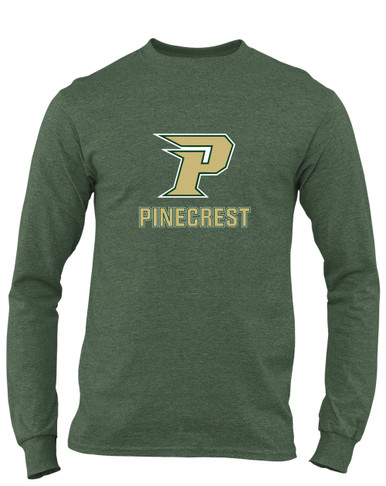 Pinecrest Patriots Mascot #2 Men's LS T-Shirt