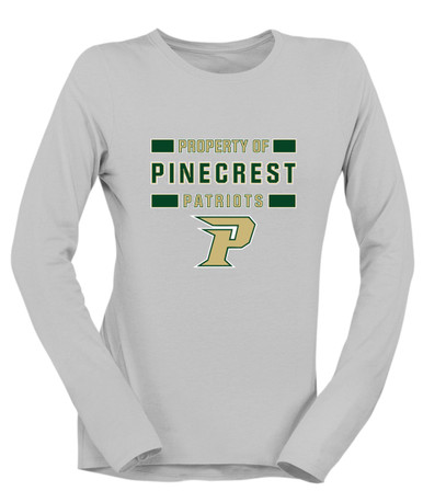 Pinecrest Patriots Property Of Women's LS T-Shirt