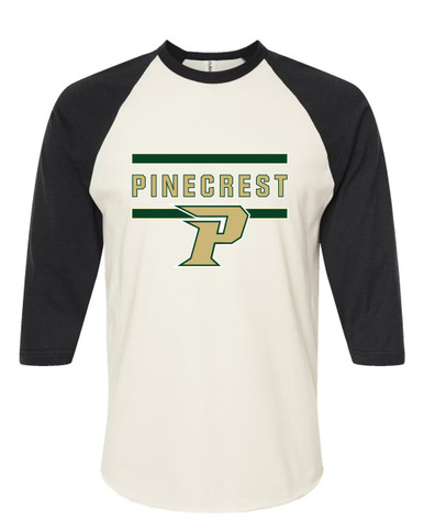 Pinecrest Patriots Mascot #4 Men's Baseball T-Shirt