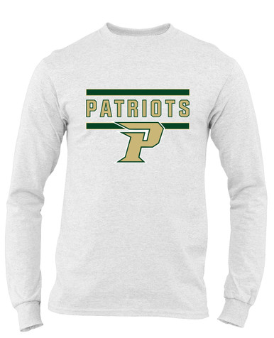 Pinecrest Patriots Mascot #5 Men's LS T-Shirt