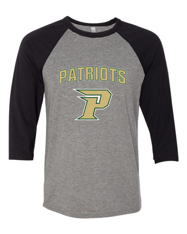 Pinecrest Patriots Mascot #6 Women's Baseball T-Shirt