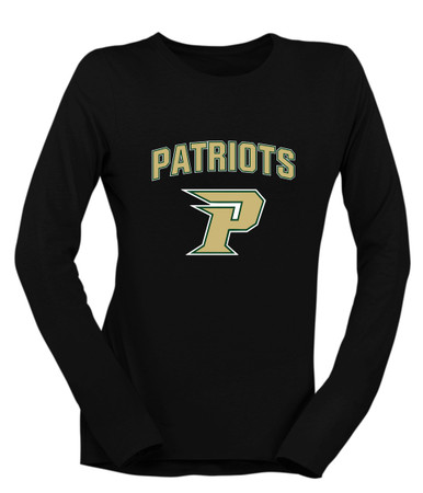 Pinecrest Patriots Mascot #6 Women's LS T-Shirt