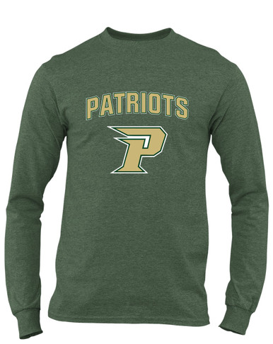 Pinecrest Patriots Mascot #6 Men's LS T-Shirt