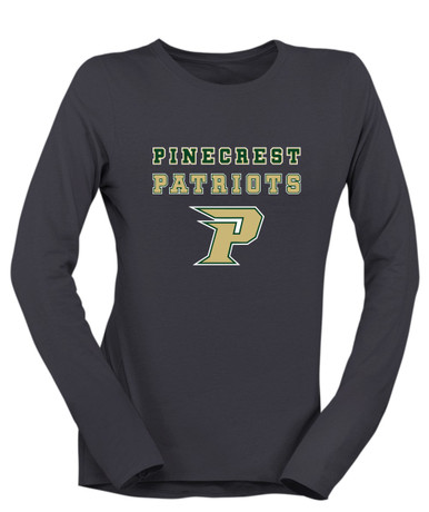 Pinecrest Patriots Spirit Women's LS T-Shirt