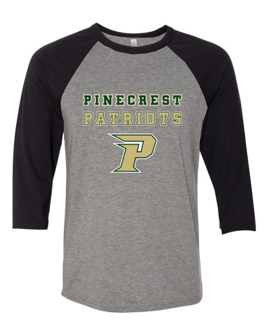 Pinecrest Patriots Spirit Men's Baseball T-Shirt