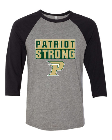 Pinecrest Patriots Strong #1 Men's Baseball T-Shirt