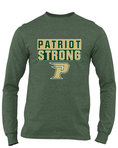 Pinecrest Patriots Strong #1 Men's LS T-Shirt