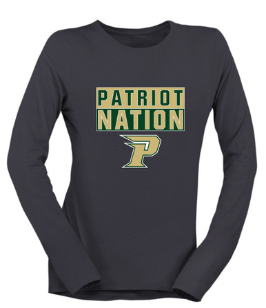 Pinecrest Patriots Nation #1 Women's Premium LS T-Shirt